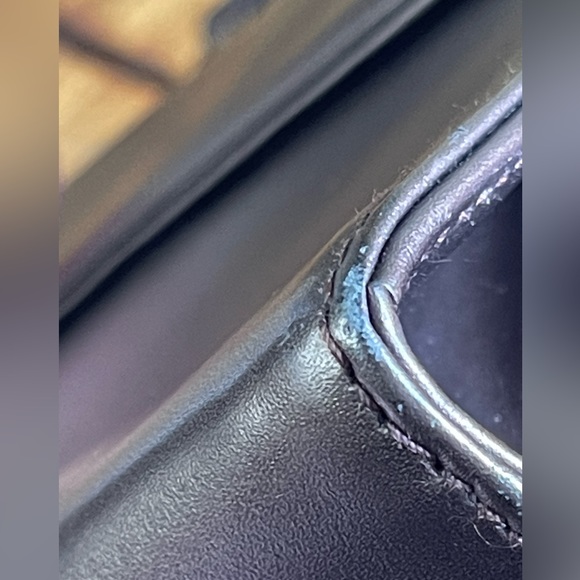 GUCCI Bronze and Metallic Leather Flap Handbag Purse - Picture 11 of 16